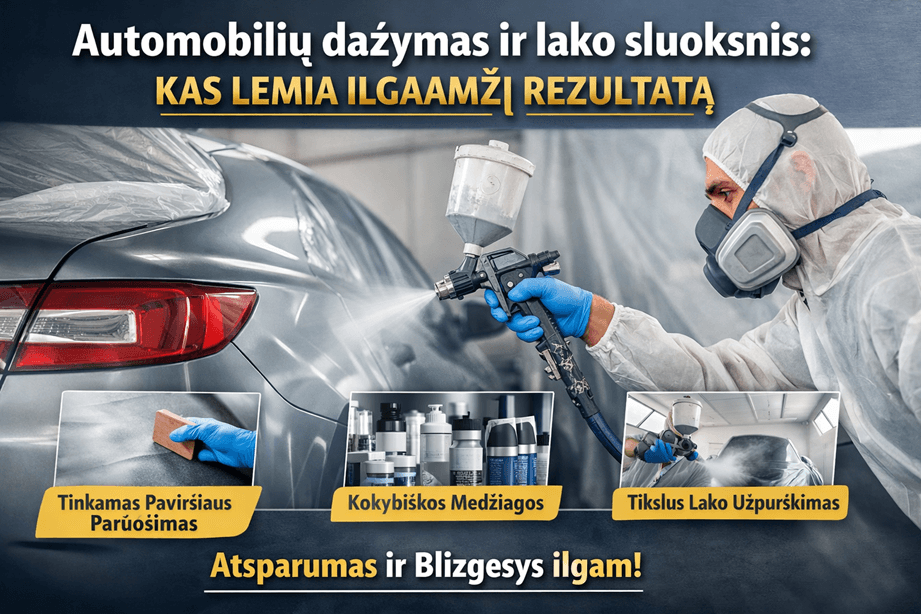 Read more about the article Automobilių dažymas ir lako sluoksnis: ilgaamžio rezultato paslaptys