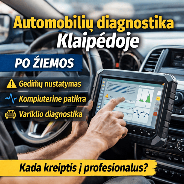 Read more about the article Važiuoklės remontas Klaipėdoje po žiemos: ką tikrinti?