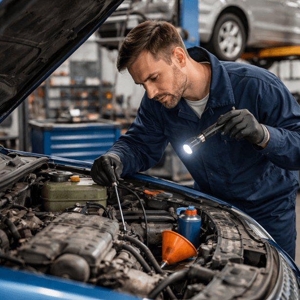 Automobilių priežiūra senesniam automobiliui