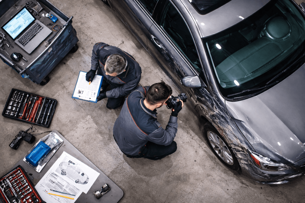 Ką daryti su automobiliu po autoįvykio automobilio dažymas